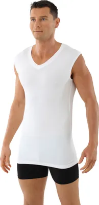 Produktbild von ALBERT KREUZ Business Unterhemd atmungsaktiv ohne Arm Stuttgart light Weiss, 08/XXL