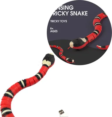 Obrázok produktu pre Interaktívna hračka pre mačky Smart Sensing Electronic Toy Snake Simulation Animal Model for Pet Training