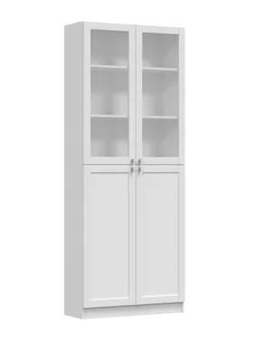 Produktbild von Breite Hochvitrine TAMBET 2 – Weiß