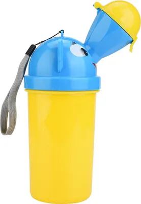 Image de Bébé urinoir portable Pot enfants -Not Toilettes pour bambin -Autocamping (Jaune)