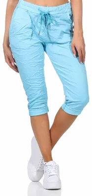 Produktbild von Caprihose Kurze Sommerhose mit Stretch 36 bis 48 Schlupfhose für Damen