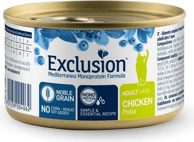 Produktbild von Exclusion NGCACW85, Adult, jede Rasse, Huhn, 85 g, Getreidefrei