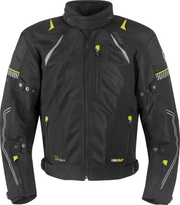 Produktbild von Germot X-Air Evo Pro Motorrad Textiljacke, schwarz/gelb, M