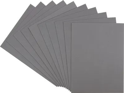 Produktbild von VBS Moosgummi, 2 mm, 40 x 30 cm, 10 Stück Grau