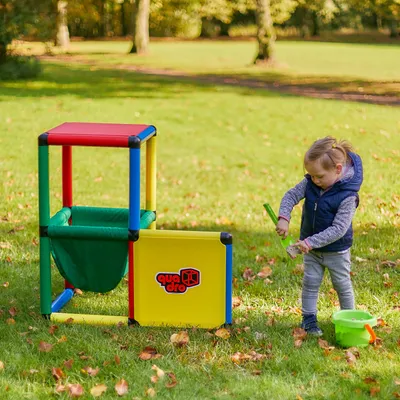 Produktbild von Quadro Möbel Kit S Modularer Baukasten für Kindermöbel und Spielgeräte, ab 6 Monaten, für drinnen und draußen
