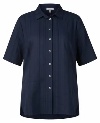 Produktbild von KjBRAND Da.-Bluse BLOUSE 806 marine gestr 52
