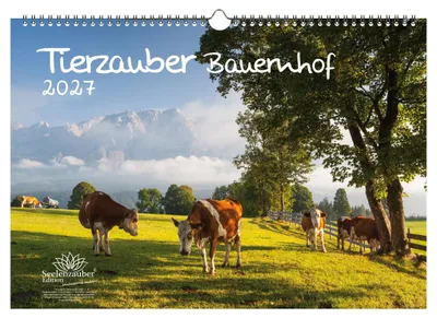 Produktbild von Tierzauber Bauernhof DIN A3 Kalender für 2027 Tiere - Seelenzauber