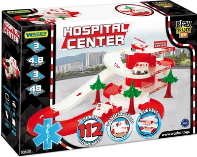 Produktbild von Play Tracks City- Krankenhaus Spielset 4,8 m