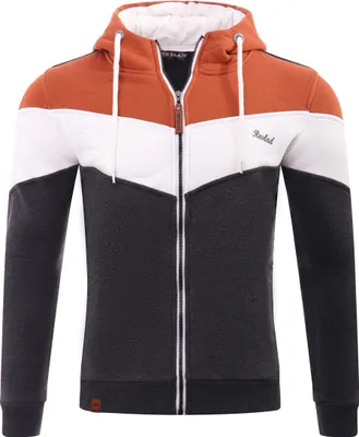 Produktbild von Reslad Sweatjacke Zipper RS-1007 Camel-Anthrazit S