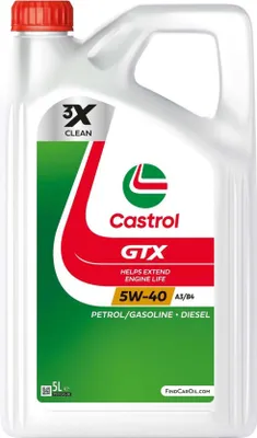 Produktbild von Castrol GTX 5W-40 A3/B4 5 Liter