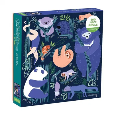 Zdjęcie produktu dla Mudpuppy Puzzle Nap in the trees 500 elementów