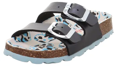 Productafbeelding van Superfit Dames Slippers met voetbed, zwart, model 0070