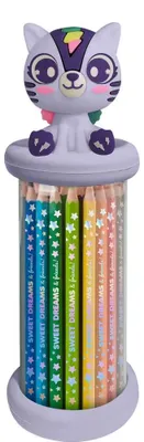 Produktbild von Sweet Dreams & Friends Kids Euroswan 3D-Figurenkoffer mit Buntstiften, 12 Stück