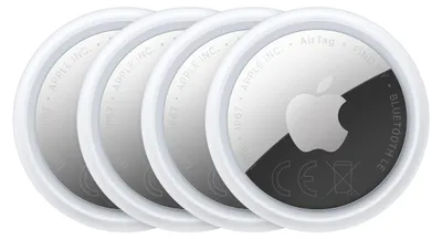 Produktbild von Apple AirTag (2025) - 4 pack white