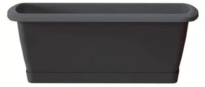 Image de jardinière 78,6cm RESPANA SET ISE800P-S433 anthracite plastique PROSPERPLAST