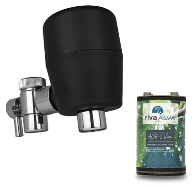 Produktbild von rivaALVA-S Viva Wasserhahnfilter | Blockaktivkohlefilter