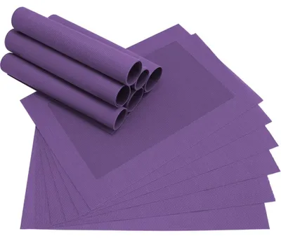 Produktbild von Tischset BORDA violett lila Tischunterlage als Tischdeko