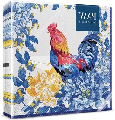 Produktbild von Papierdurchbruchservetten 33 x 33 cm 3-fach - 20 Stück - für Geburtstage und Familienfeiern