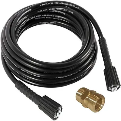 Produktbild von Hochdruckschlauch M22 10m Ersatzschlauch für Hochdruckreiniger mit Adapter Kompatibel Karcher M22-14 160bar