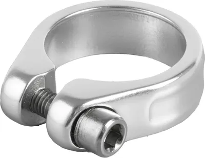 Image de Pince de tige de selle 34,9 alu argent