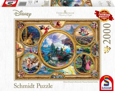 Zdjęcie produktu dla Schmidt Spiele Disney Dreams Collection - puzzle 2000 elementów; 59607