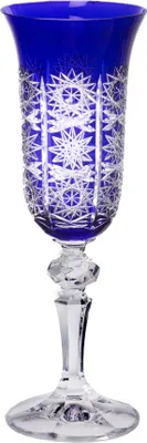 Produktbild von Sektglas Schleuderstern Laura 150ml Blau