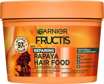 Produktbild von Regenerating mask for damaged Papaya ( Hair Food) 400ml
