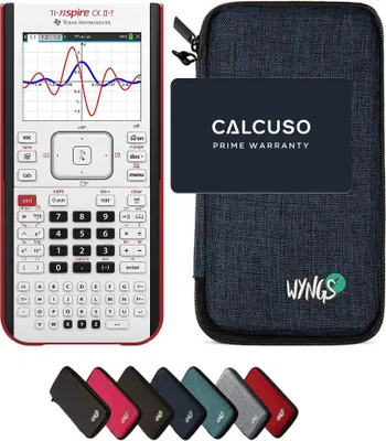 Produktbild von TI-Nspire CX II-T inkl. WYNGS Schutztasche Blau - Grafikrechner - Basic Set