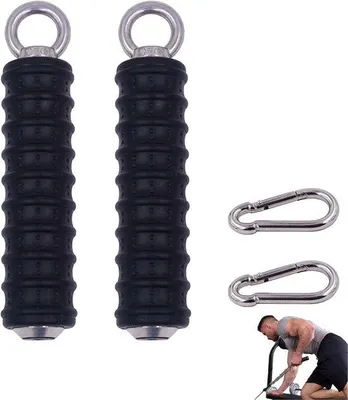 Zdjęcie produktu dla Zestaw uchwytów do ćwiczeń fitness – trwałe i solidne – idealne do treningu tricepsów i pleców – doskonałe do intensywnych treningów