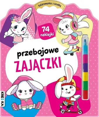 Immagine prodotto di Kolorowanka Przebojowe Zajączki dla dzieci z kredką