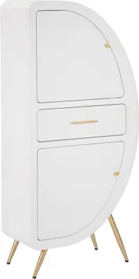 Zdjęcie produktu dla FURNLUX Kredens Venus Biały 60cm / Kolor główny: Biały / Wymiary: 60 x 133 x 32 cm