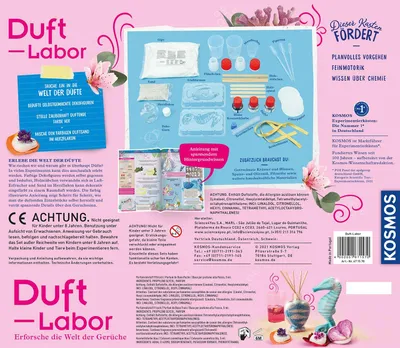 Produktbild von Kosmos Duft-Labor, Experimentier-Set, Chemie, 8 Jahr(e)