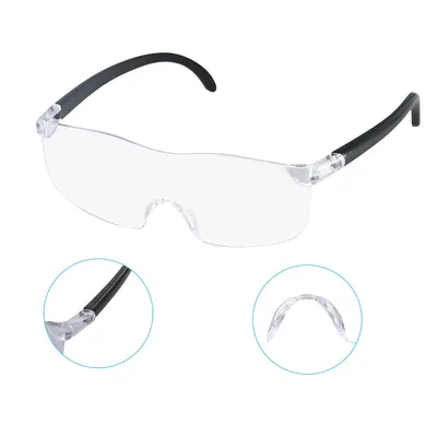 Produktbild von Leselupen für Senioren, 3-fache Vergrößerungsbrille, Lupeneffekt Lupen Brille mit Anti-Blaulicht-Filter, ideal für Naharbeit und Lesen