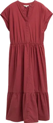 Produktbild von Tom Tailor Solid Volants Kleid Rot 42 Frau Rot 42