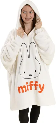 Image de Miffy - Sweat à capuche pour femme NS9688 (taille unique) (blanc)