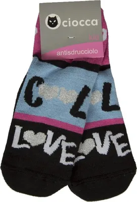 Immagine prodotto di Calza calzini basso leggero estivo antiscivolo antisdrucciolo bimba ragazza donna CIOCCA articolo 4/122A, 3-10/12 - scarpa 35/40, Cotone 85%,Poliammide 14%,Spandex 1%