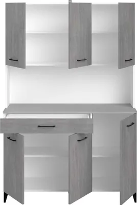 Produktbild von Maleficent Buffetschrank mit 6 Türen und 1 Schublade - Betonoptik