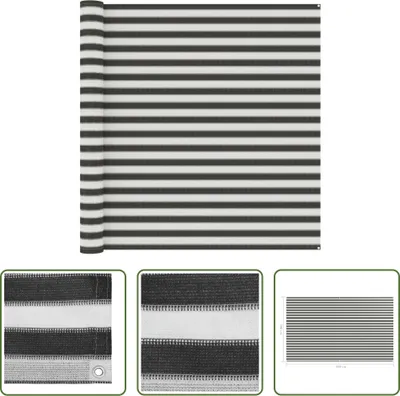 Immagine prodotto di Tappeto Living Store, modello Zeltteppich, dimensioni 300x500 cm, colore antracite e bianco