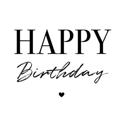 Produktbild von 20 Servietten Graphic Birthday - Happy Birthday schwarz-weiß 33x33cm