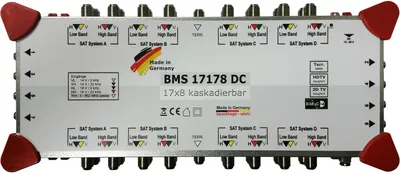 Produktbild von BMS 17178 DC Multischalter 17/8 kaskadierbar Multiswitch DiSEqC Verteiler