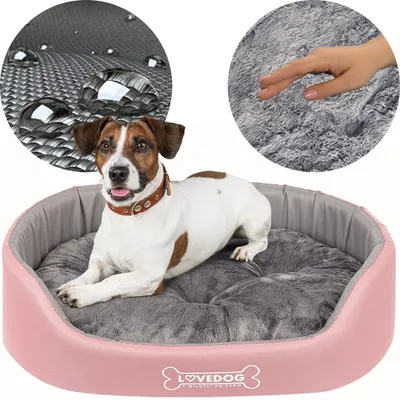 Produktbild von Lovedog Royal Hundebett mit Kissen Größe L 70x60 cm
