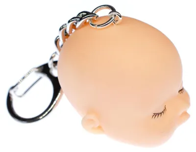 Produktbild von Puppenkopf Schlüsselanhänger Halloween Verkleiden Grusel Miniblings Anhänger