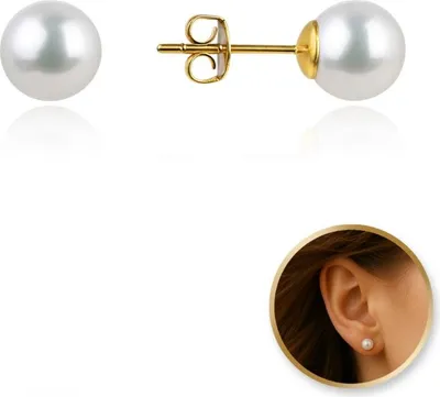 Produktbild von Carla Ohrringe für Frauen Goldegildo Perlmutt One size