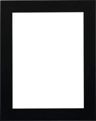 Produktbild von Fertig-Passepartout schwarz 40x50 cm