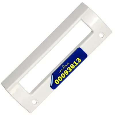 Kühlschrankgriff 196x72 mm, 00093613, Kunststoff, schwarz