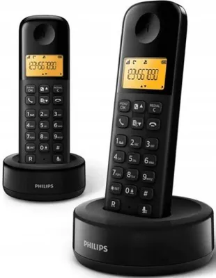 Obrázek produktu pro Philips D1602B/53 Telefon stacjonarny czarny