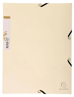 Produktbild von Exacompta 56986SE, Pappe, Sand, A4, 225 g/m², Gummiband, 240 mm