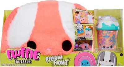 Image de Fluffie Stuffiez - Oreiller en peluche lapin