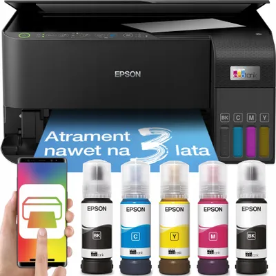 Produktbild von Drucker Epson Ecotank L3550 3In1 Drucken, Scannen, Wifi Tinten Sparen 90%
