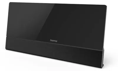 Zdjęcie produktu dla Hama 221084 Antena DVB-T2 PRE50 FL-3 czarna
